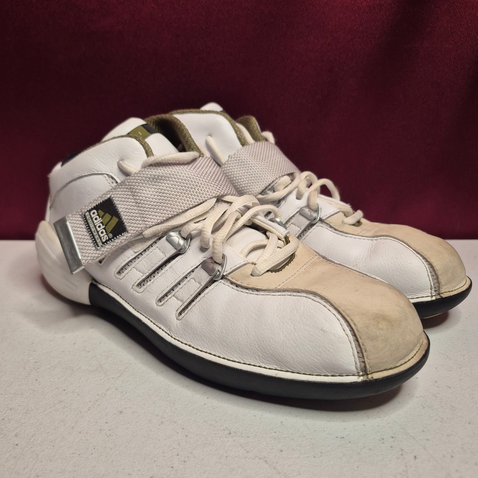 Adidas Equipment Shoes Eqt B Ball Mens Size 9 White Leather Vintage 2005